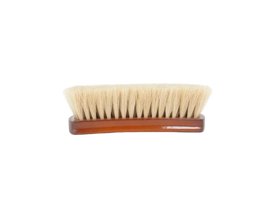 M&F Horse Hair Medium Boot Brush - Light Horsehair