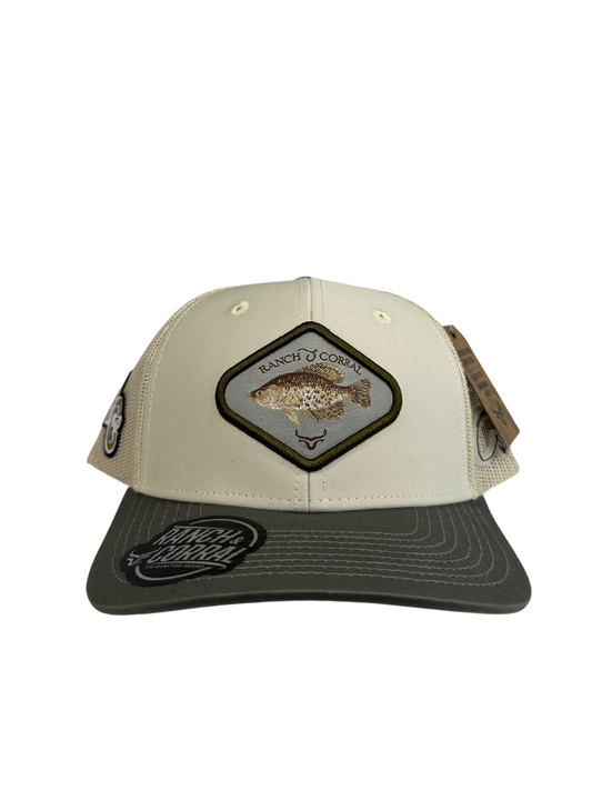 Ranch & Corral Fish Cap - Beige