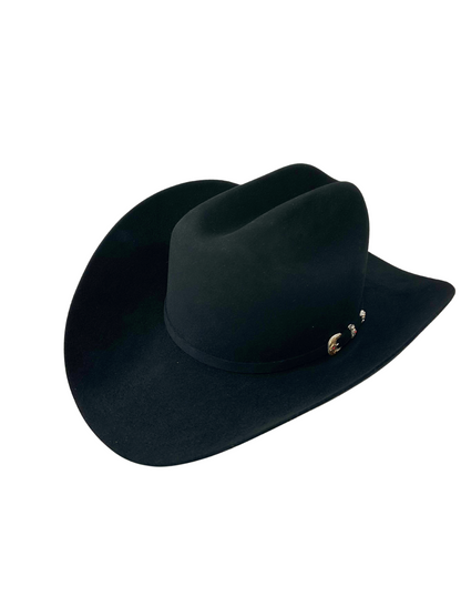 Larry Mahan's 6X Black Fur Felt Western Hat
