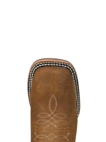 Quincy Men's Tan Nobuck Leather Short Boot