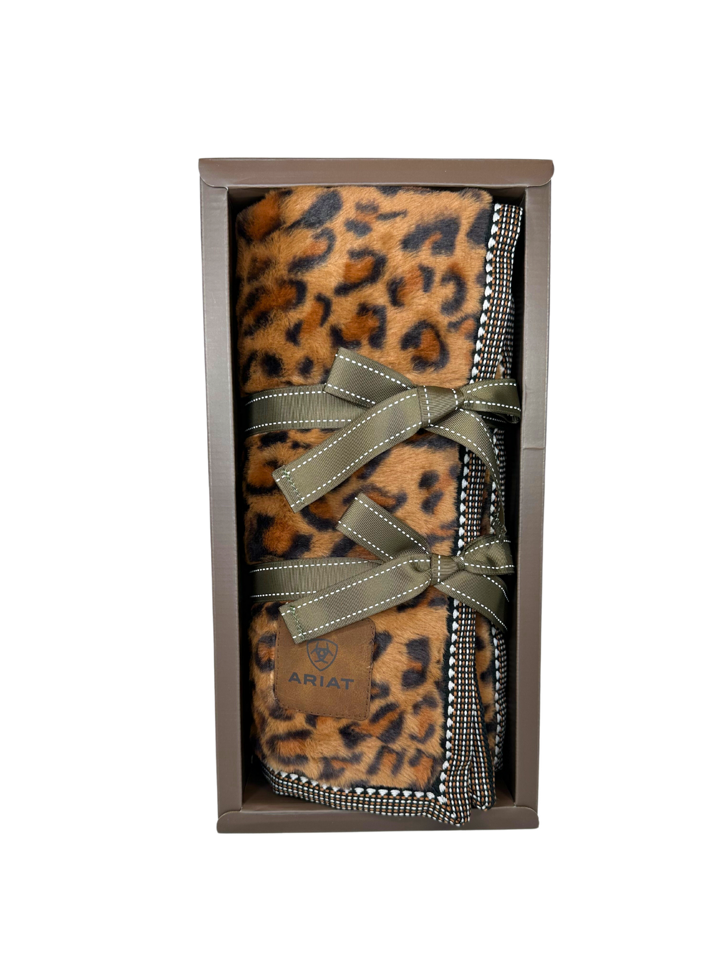 Ariat Leopard Snuggle Blanket
