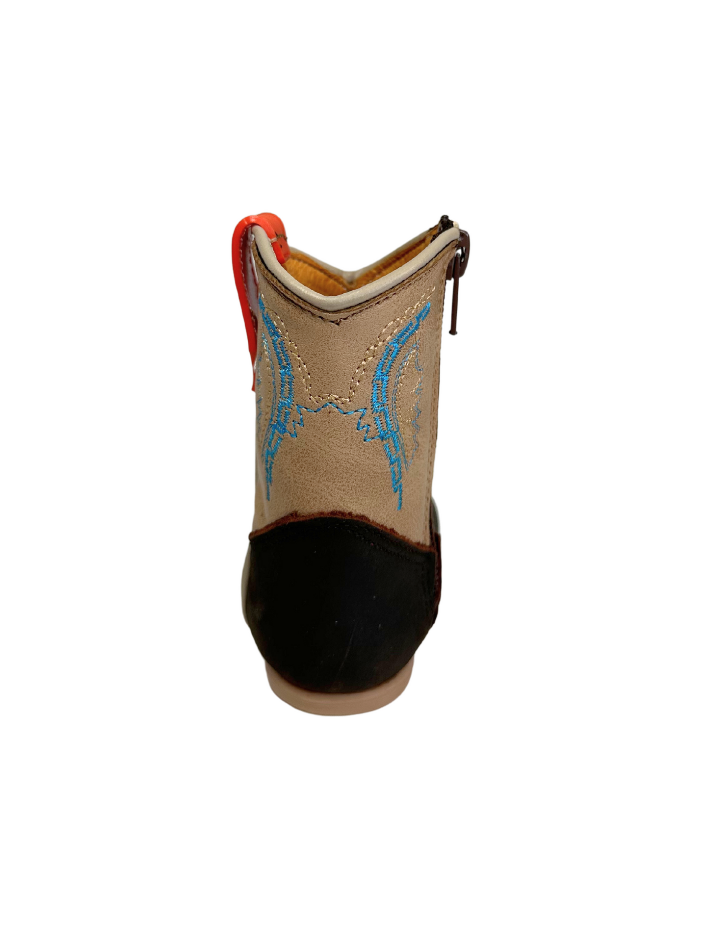 Hooch Toddler's Brown & Blue Stitched Boot