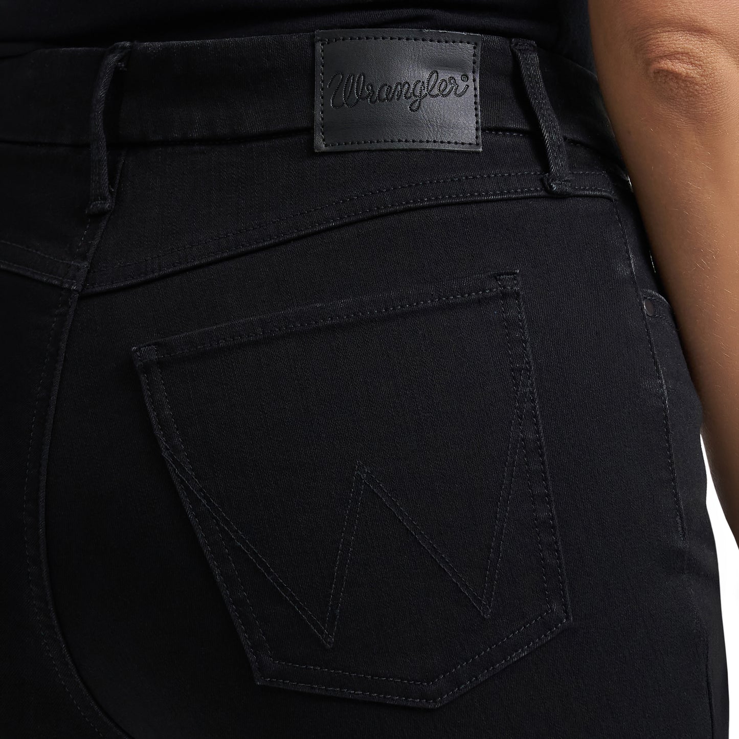 Wrangler Women's Bespoke High Rise Stretch Trouser Jean - Black
