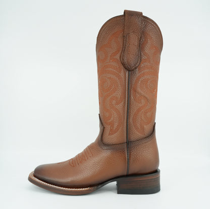 Vaquero Signature Women’s Brown Wide Square Toe Boot