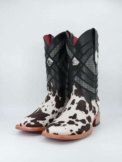 Rock'em Men's Cow Hair Red Bottom Boots Size 8.5 *AS SEEN ON IMAGE*