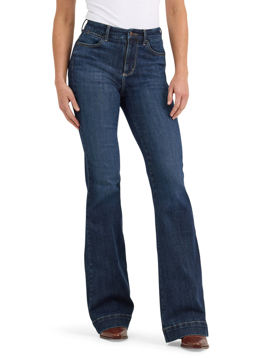 Wrangler Women's Alexandra Bespoke High Rise Stretch Trouser Jean