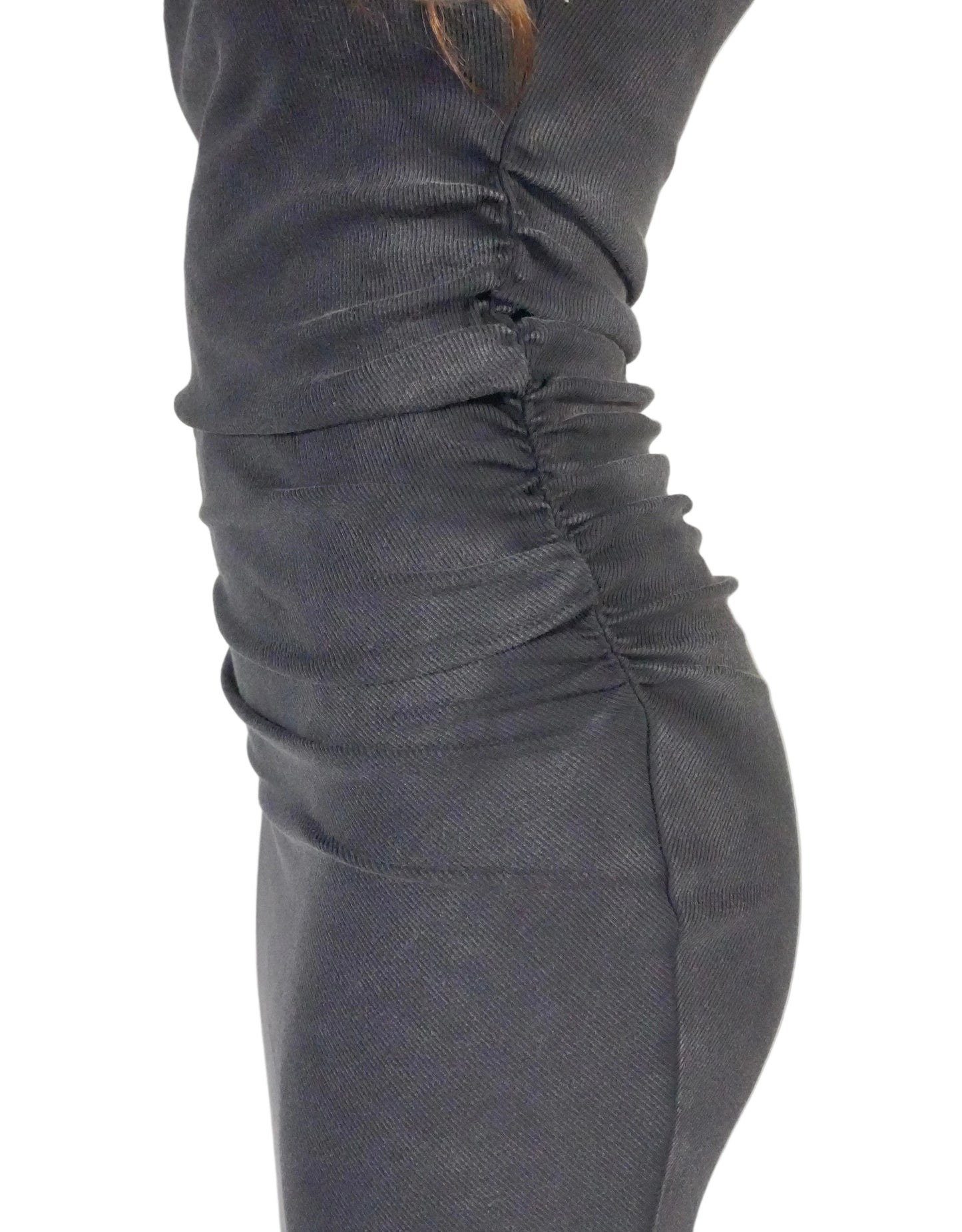Rock & Roll Denim Women's Ruched Side Dress - Vintage Black