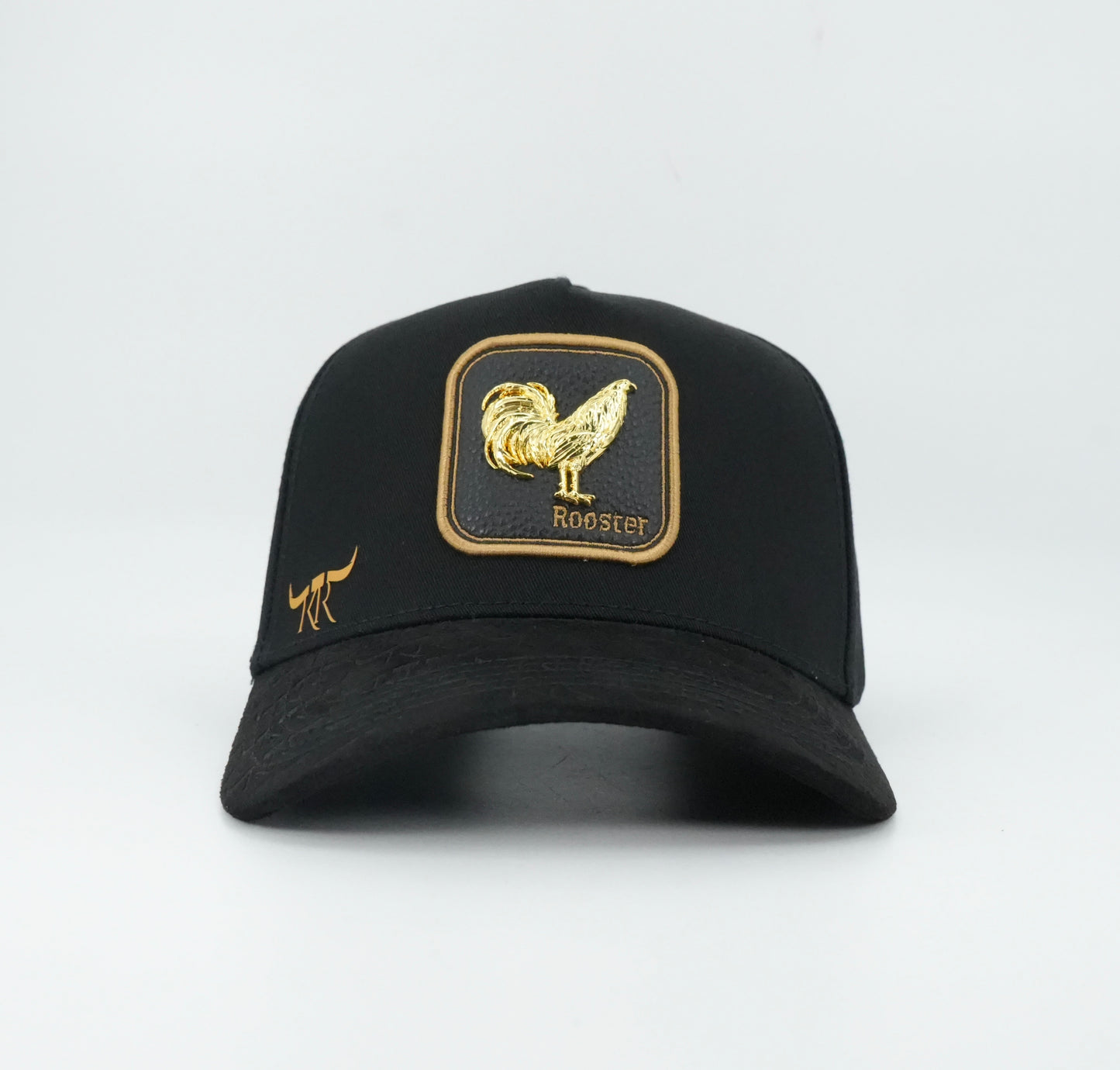 The King Ranch Rooster Patch Cap - Black