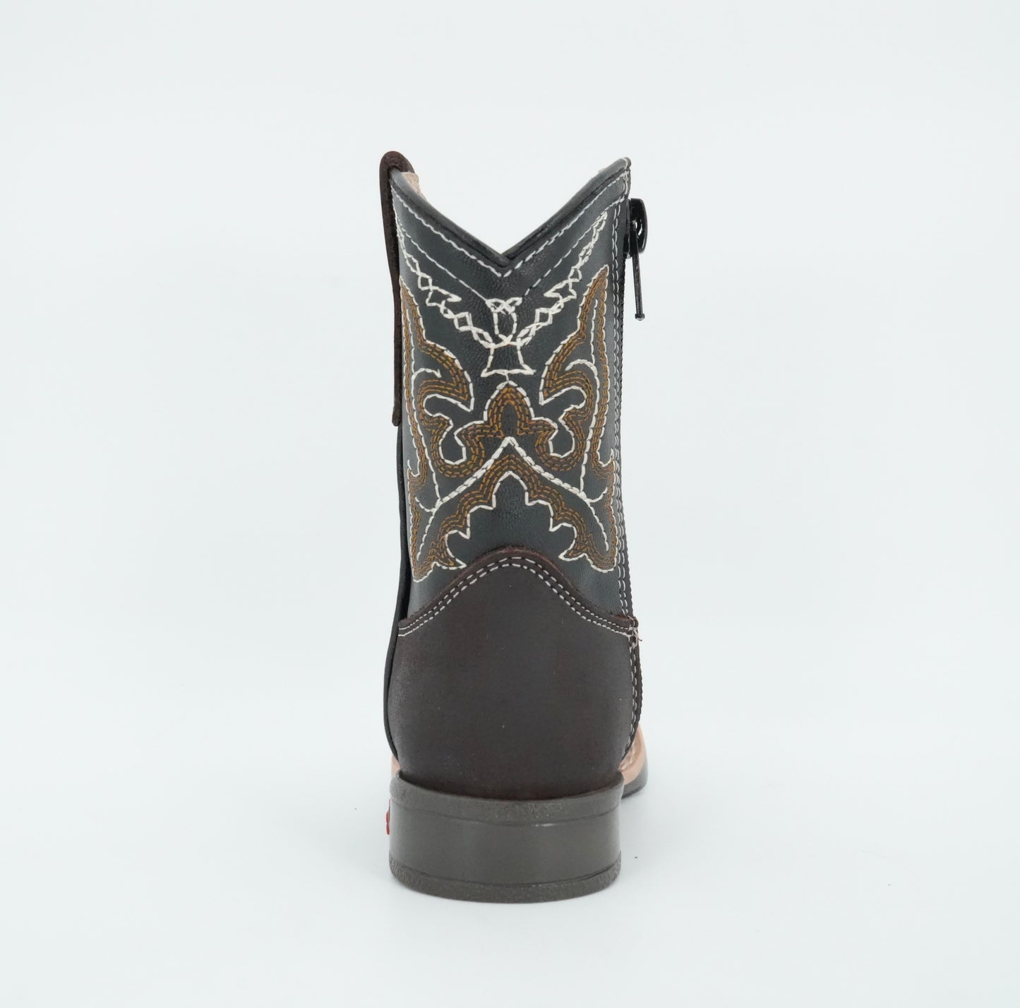 Chaparral Kid’s Crazy Leather Square Toe Chocolate Boot