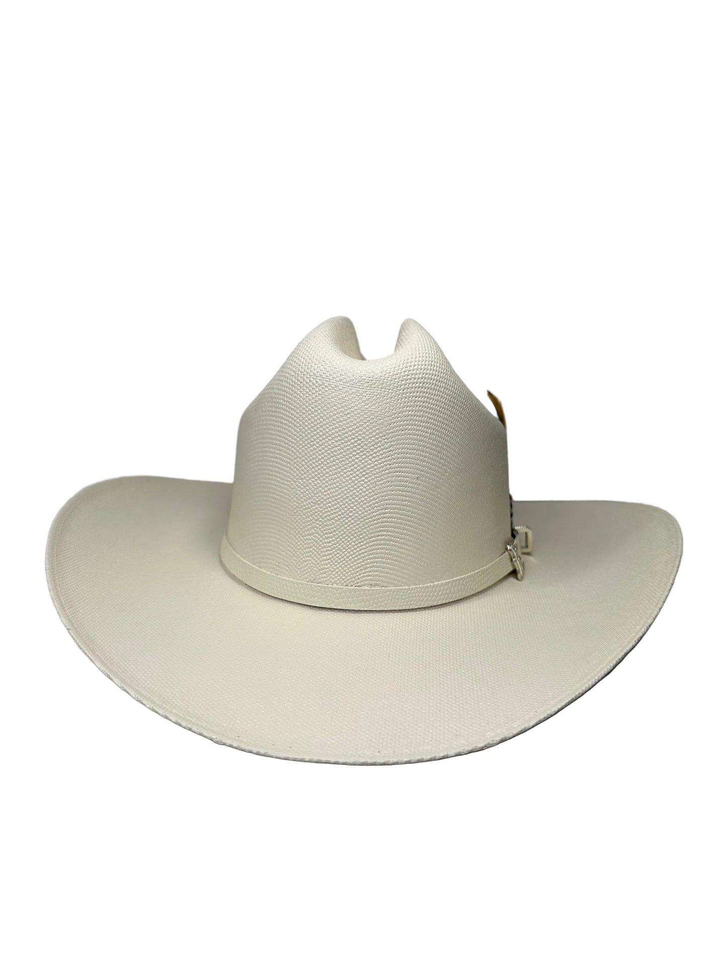 Tombstone 1,000X Johnson Western Straw Hat - White Hatband