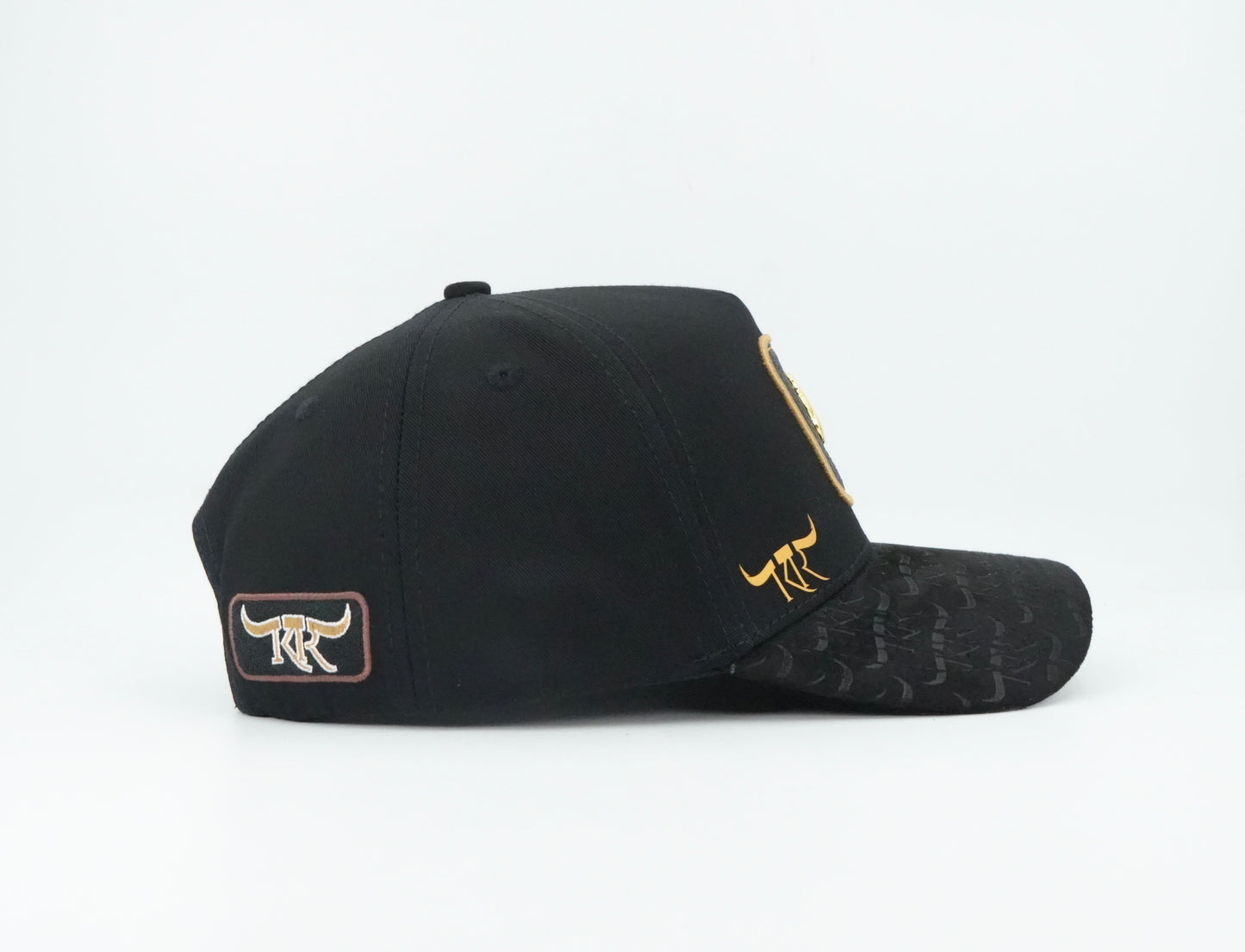 The King Ranch Rooster Patch Cap - Black