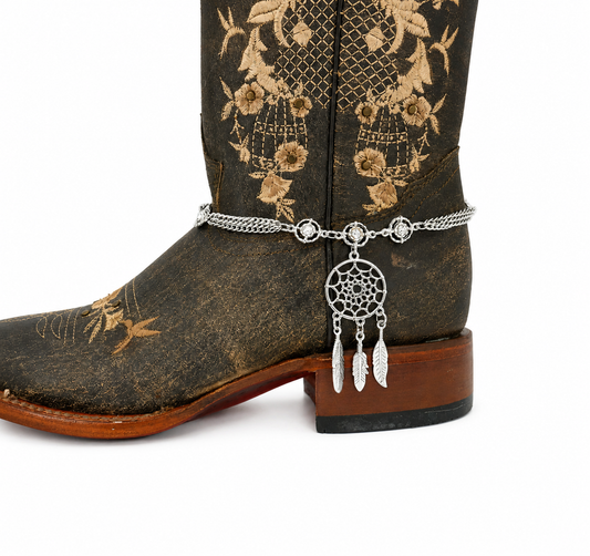 Women's Charm Chain Boot Accessory - Dreamcatcher