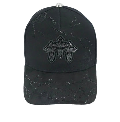 Kevin Hat Triple Cross Bling Cap
