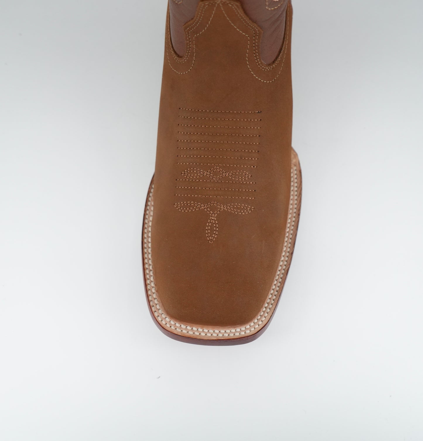 Wild West Botas Nobuk Chedron con punta cuadrada para hombre