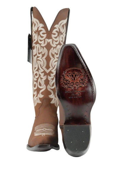 White Diamond Women’s Crazy Snip Toe - Brown