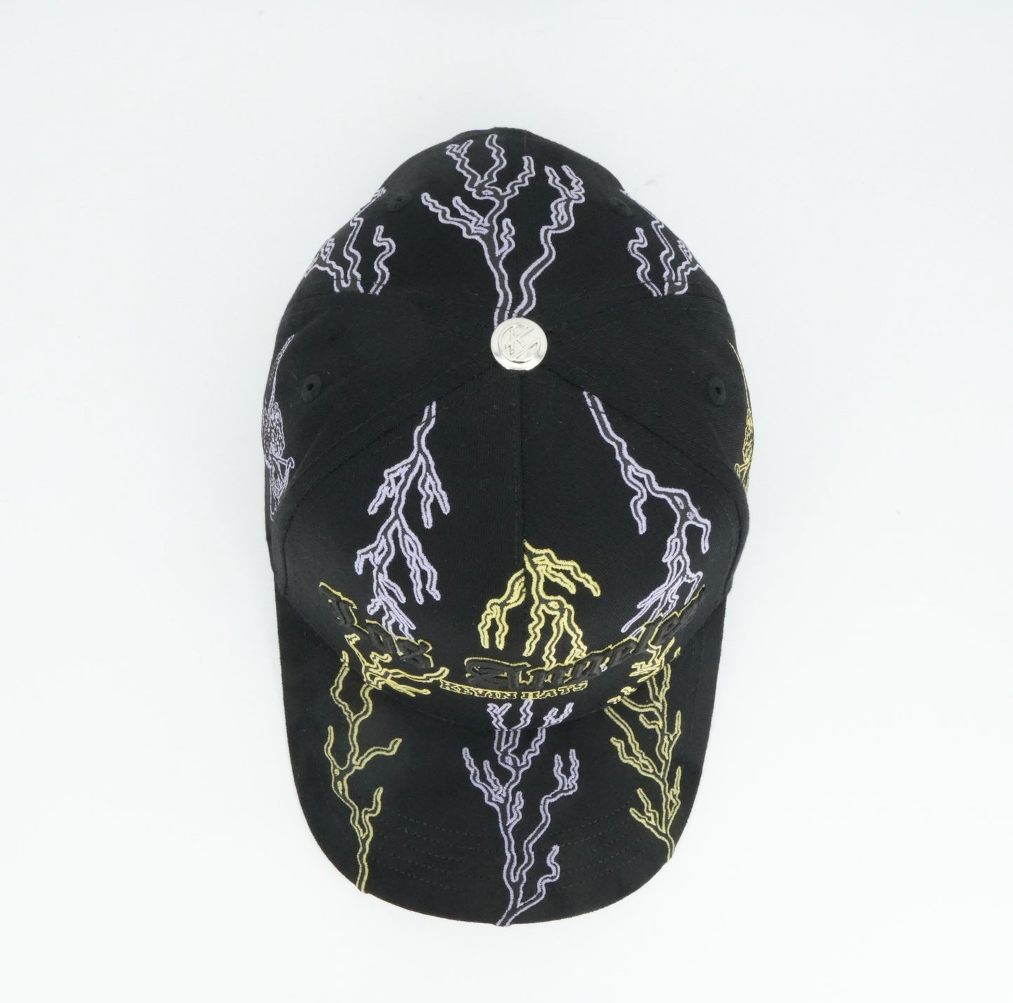 Kevin Hats LA Cupid Black/Yellow/Purple Design Cap
