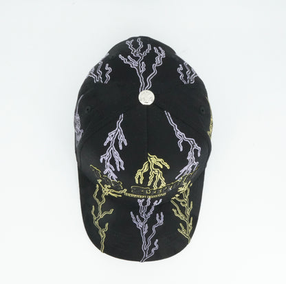 Kevin Hats LA Cupid Black/Yellow/Purple Design Cap