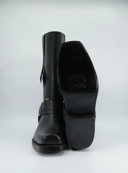 Original Michel Men's Black Trompa De Puerco Semi Square Toe Boot