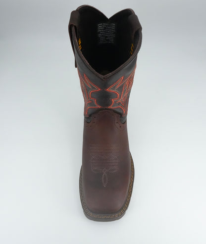 Cebu Men's Tonka Square Toe Work Boot - Brown