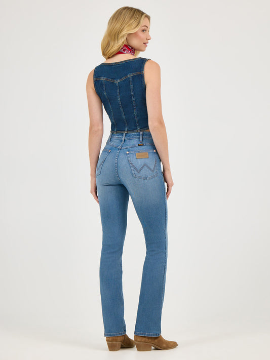 Wrangler Lainey Wilson Boot Hugger Blue-Medium Jean