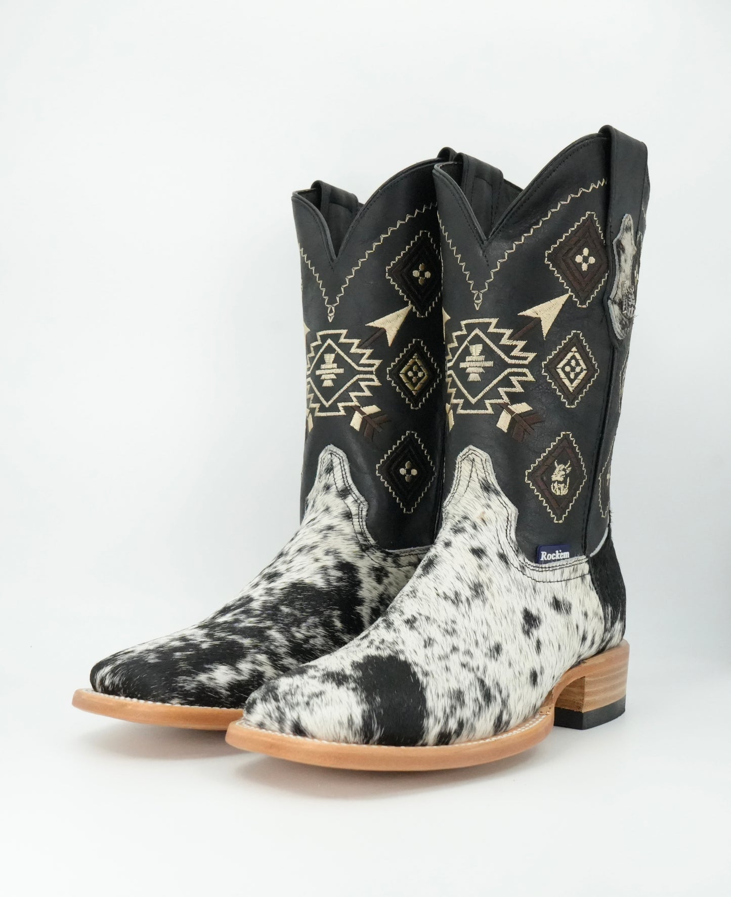 Rock'em Men's Cow Hair Boots Size 7.5 *AS SEEN ON IMAGE*