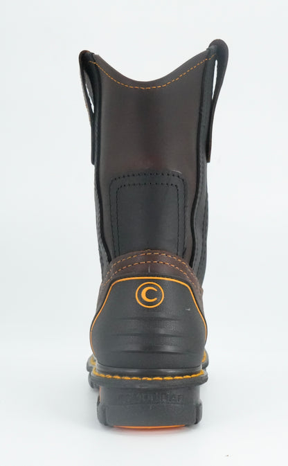 Cebu Men's Farmer Round Toe Work Boot - Brown