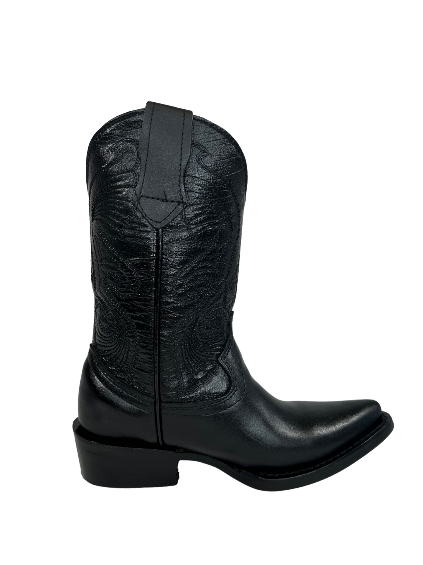 Botas Don Pedro Youth Black Leather Boot
