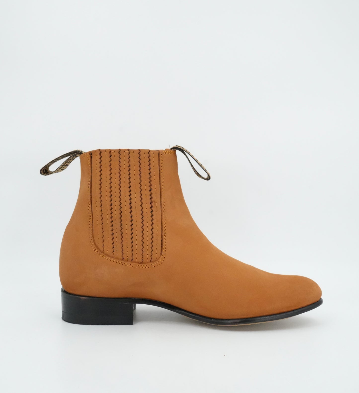 Besserro Kid's Nobuck Charro Short Boot - Shedron
