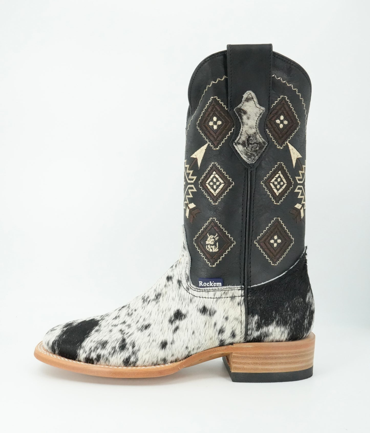Rock'em Men's Cow Hair Boots Size 7.5 *AS SEEN ON IMAGE*