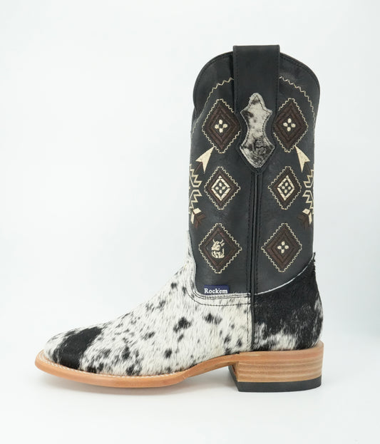 Rock'em Men's Cow Hair Boots Size 7.5 *AS SEEN ON IMAGE*