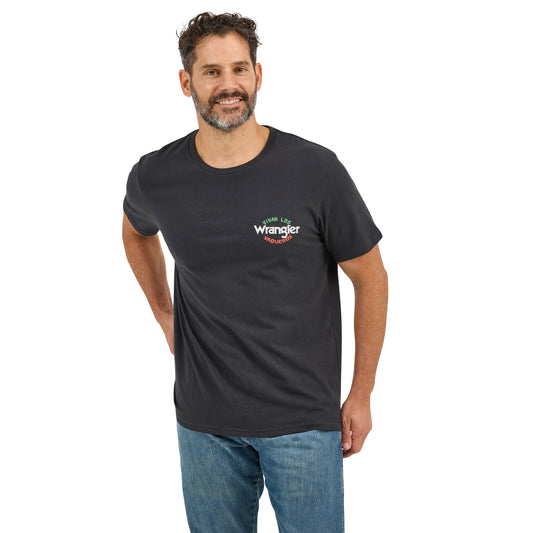 Wrangler Men's Black Mexico Horseshoe Graphic T-Shirt