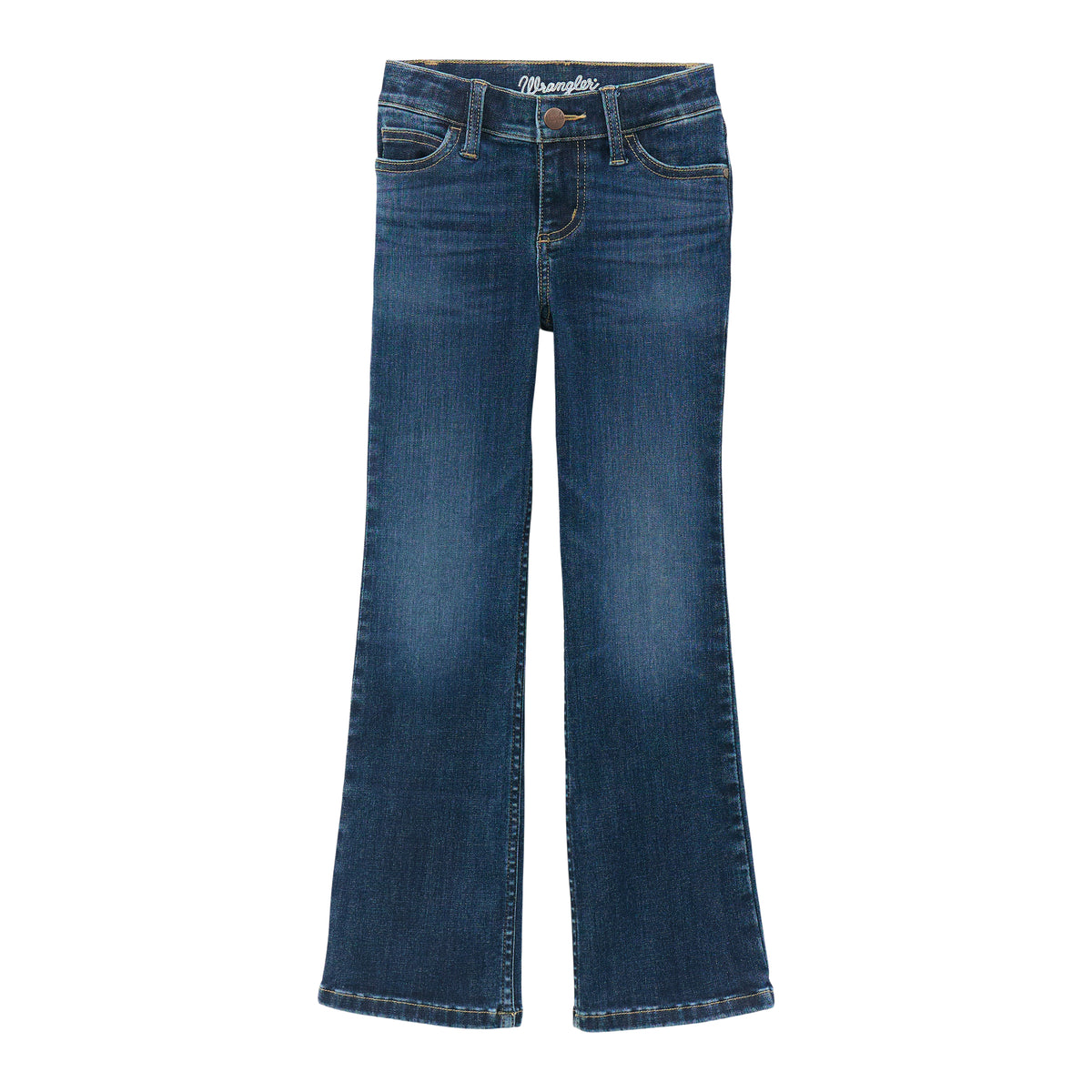 Wrangler Girl's Bespoke Lacey Bootcut Jean - Dark Blue