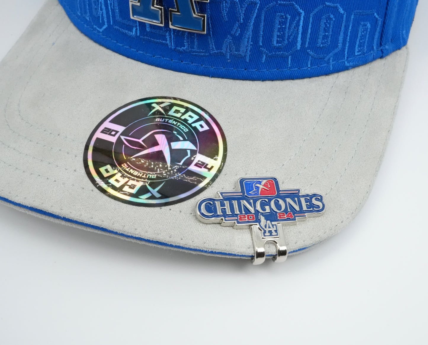 XCap LA X Mexicans Graphic Design Blue Baseball Cap