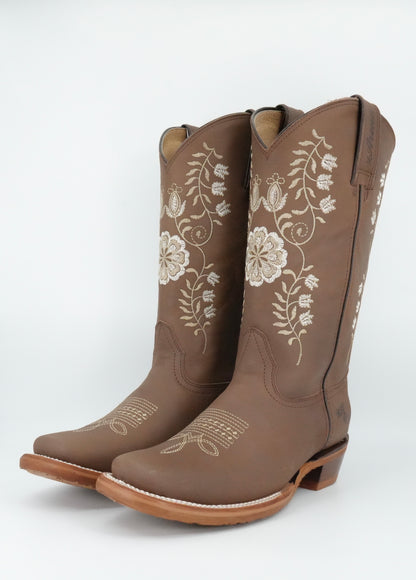 Tombstone Women's Crazy Tang Horseman Heel Square Toe Boot