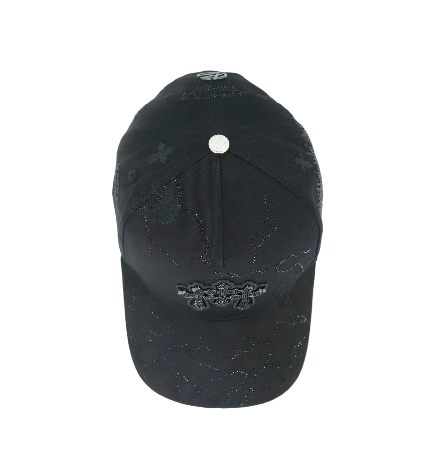 Kevin Hat Triple Cross Bling Cap