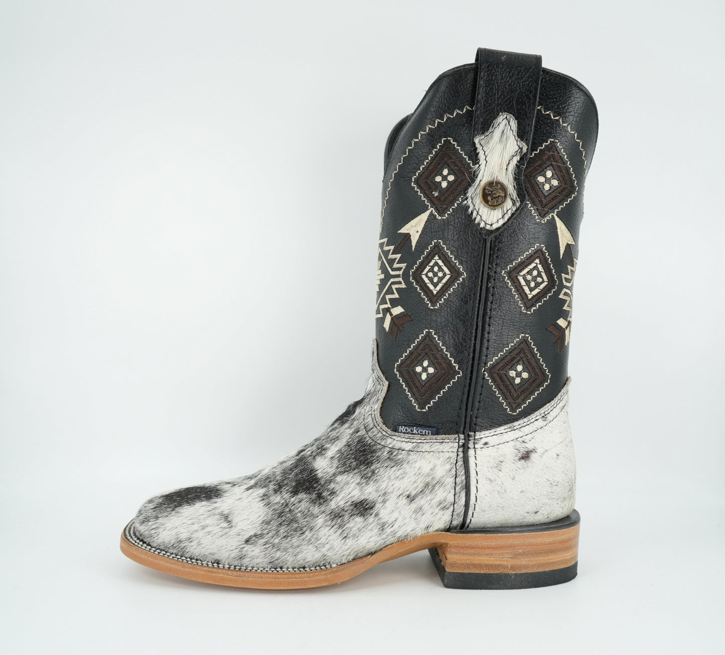 Rock'em Men's Cow Hair Boots Size 6.5 *AS SEEN ON IMAGE*