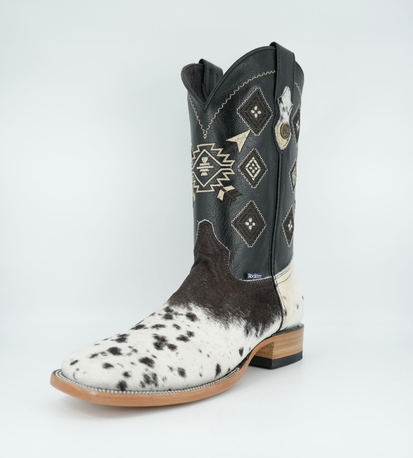 Rock'em Men's Cow Hair Boots Size 10.5 *AS SEEN ON IMAGE*