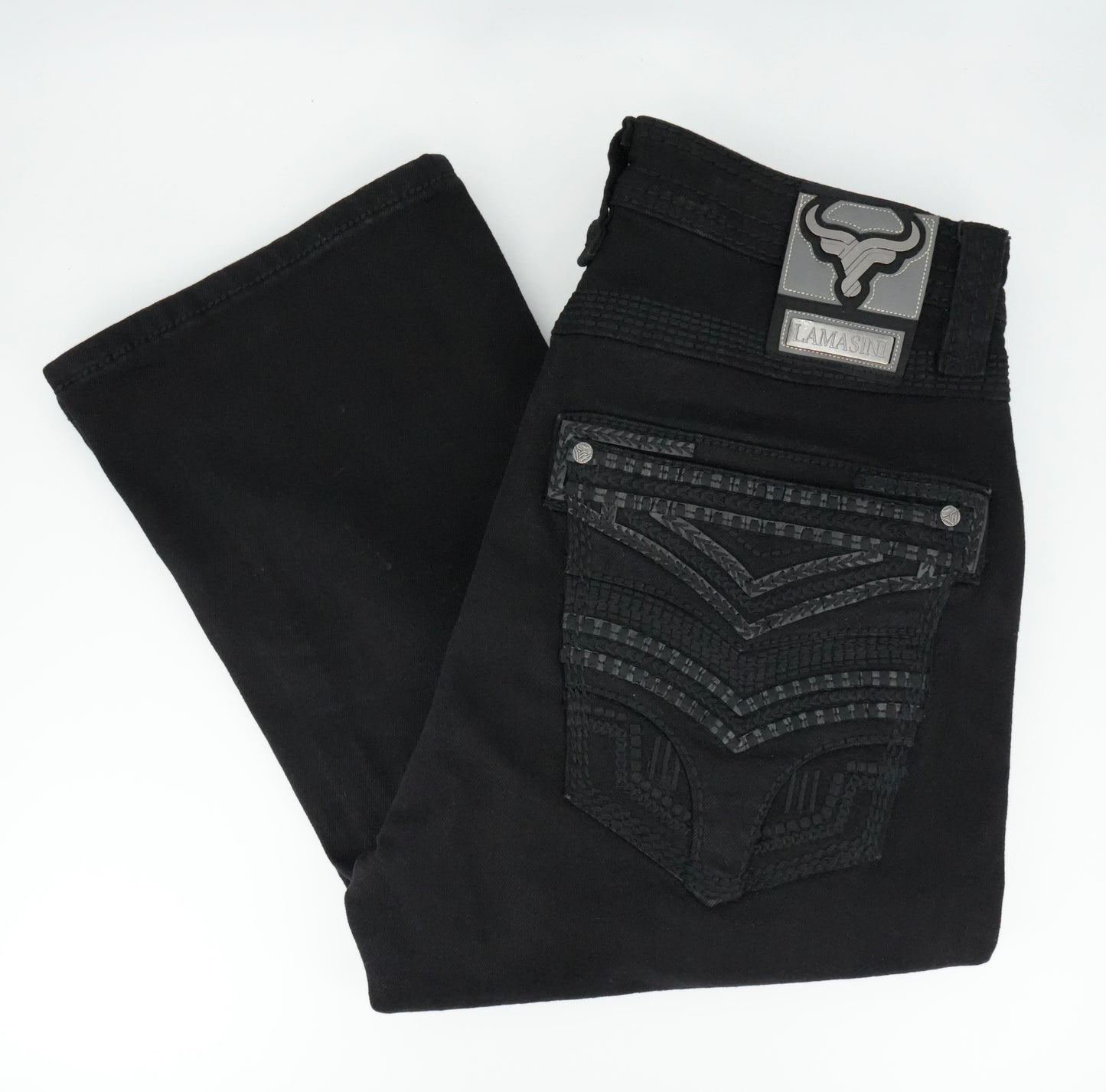 Lamasini Men's Premium Bootcut Jean - Black