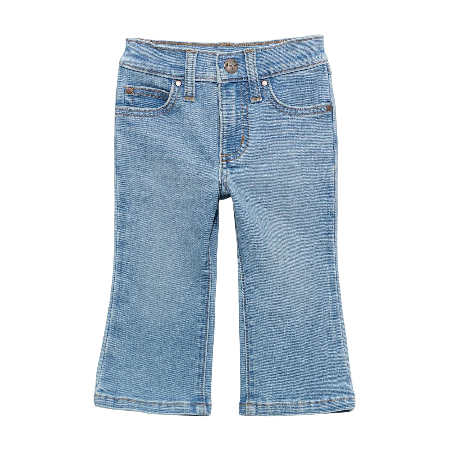 Infant & Toddler's Wrangler Stitched Pocket Light Blue Jean (0/3M-4T)