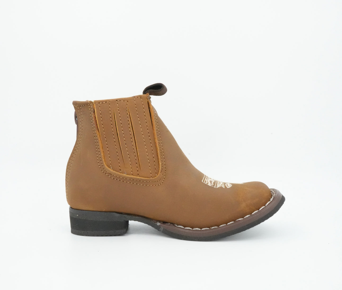 Quincy Kid's Crazy Brown Short Boot