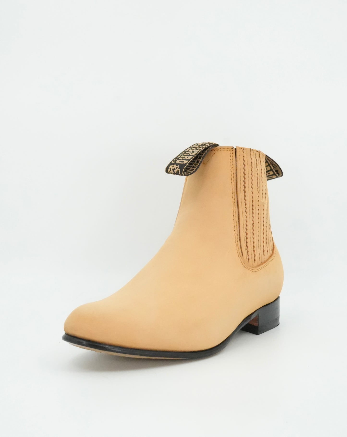 Besserro Kid's Nobuck Charro Short Boot - Honey