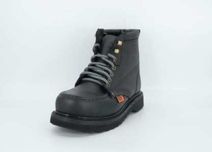 Original Michel Men's Moc Short Soft Toe Work Boot - Black