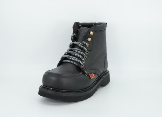 Original Michel Men's Moc Short Soft Toe Work Boot - Black