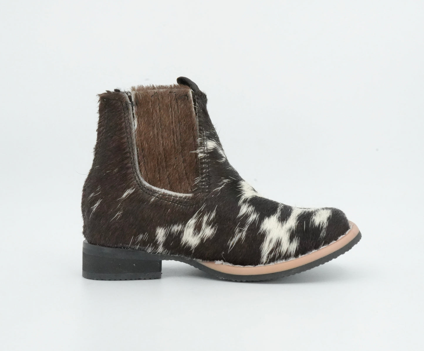 Padua Toddler Cow Hair Black/White Short Boot Size: 7C *AS SEEN ON IMAGE*