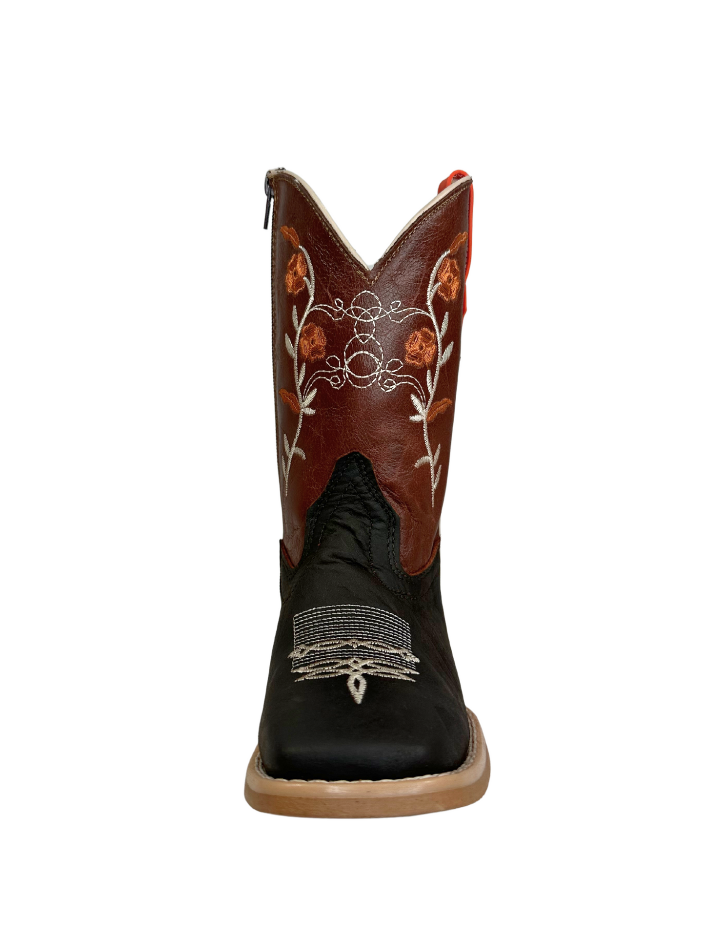 Hooch Girl's Brown Floral Boot
