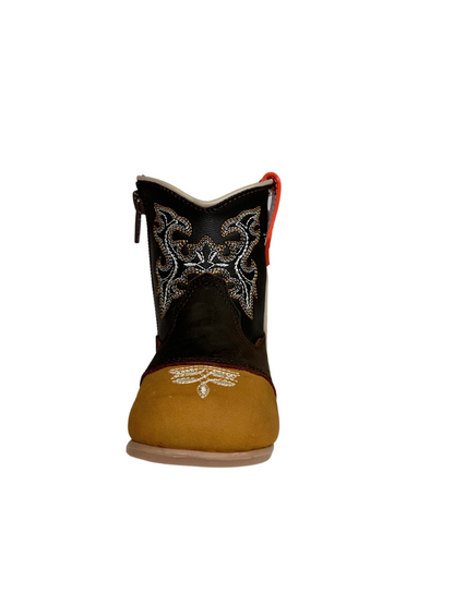 Hooch Toddler Brown Two Toned Boot