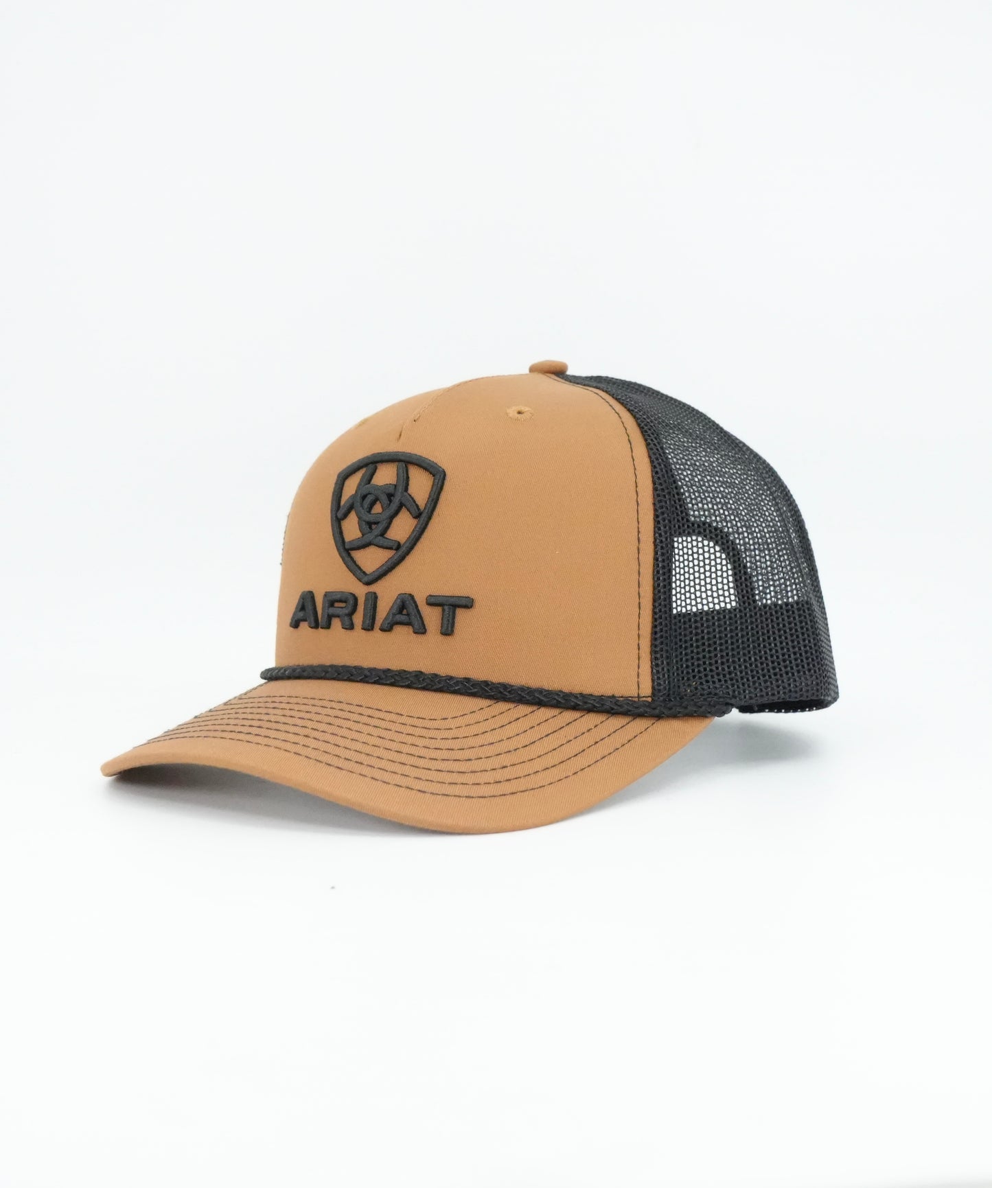 Ariat Men's Shield logo - Ash Brown