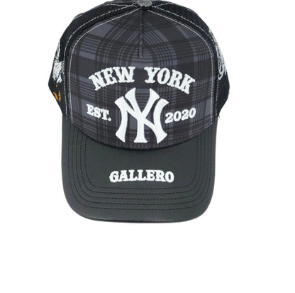 Gallo Fino NY Gallero Est. 2020 Cap - Plaid Gray