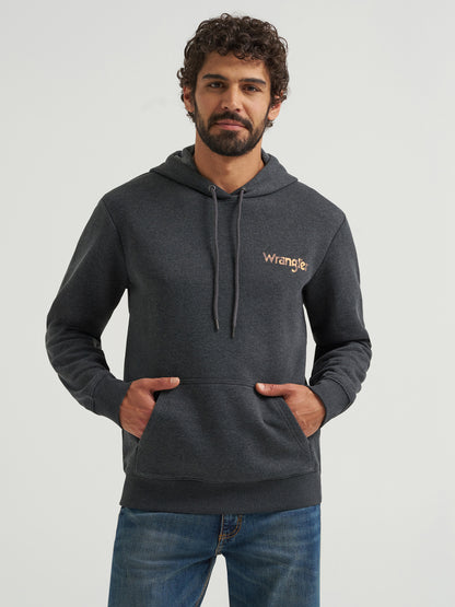 Wrangler Men's Cowboy Graphic Pullover Hoodie - Dark Cowboy