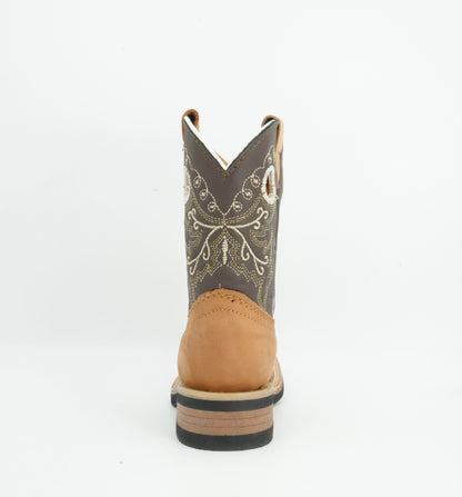 Black Stone Kid's Crazy Tang Square Toe Boot